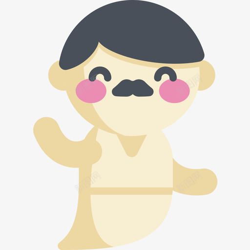 Ghost死亡日10Flat图标svg_新图网 https://ixintu.com Flat Ghost 死亡日10