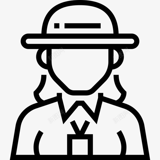 导游职业4直系图标svg_新图网 https://ixintu.com 导游 直系 职业4