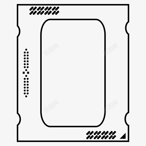 cpu中央计算机处理器中央处理器图标svg_新图网 https://ixintu.com cpu cpu芯片集合 pc处理器 中央处理器 中央计算机处理器 计算机处理器