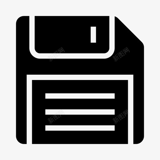 软盘数据磁盘图标svg_新图网 https://ixintu.com 存储器 数据 数据存储器 磁盘 软盘