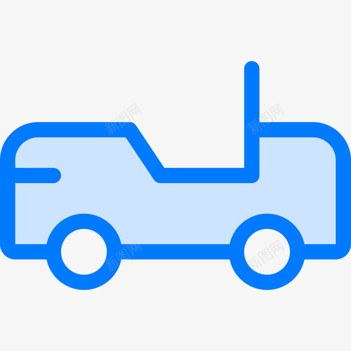 经典车7号车蓝色图标svg_新图网 https://ixintu.com 7号车 经典车 蓝色