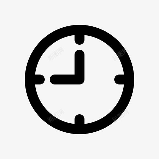 钟表家具室内图标svg_新图网 https://ixintu.com 室内 家具 家具生产线 钟表