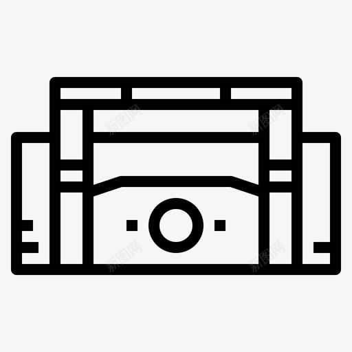 包棒球衣柜图标svg_新图网 https://ixintu.com 包 棒球 行李袋 衣柜 运动