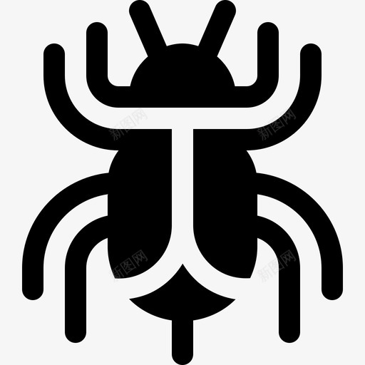 Bug营销seo12已填充图标svg_新图网 https://ixintu.com Bug 已填充 营销seo12
