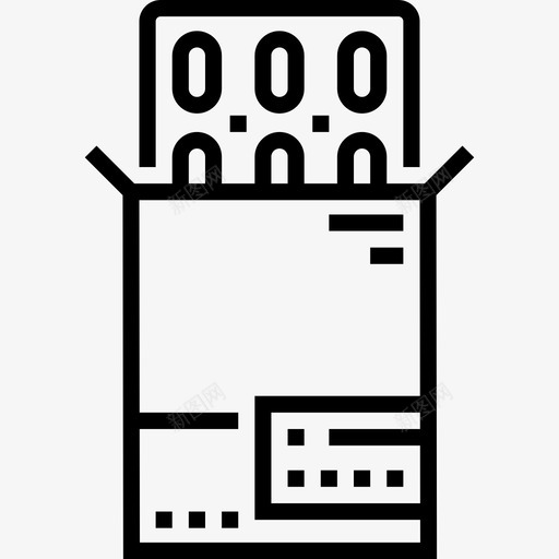 药丸药房18线性图标svg_新图网 https://ixintu.com 线性 药丸 药房18