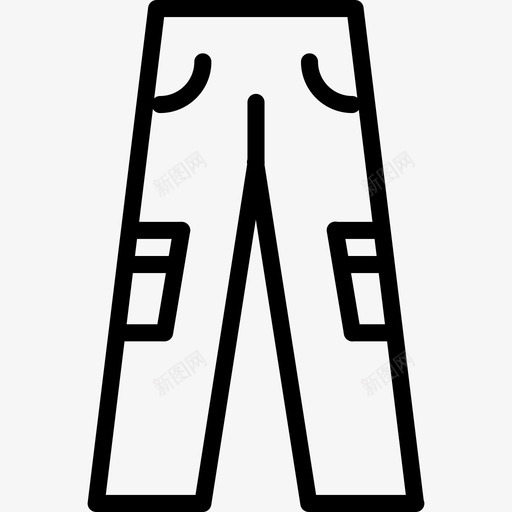 Pantssvg_新图网 https://ixintu.com Pants