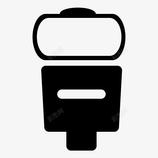 照相机闪光灯数码闪电图标svg_新图网 https://ixintu.com 摄影 数码 照相机闪光灯 硬件实体图标 闪电