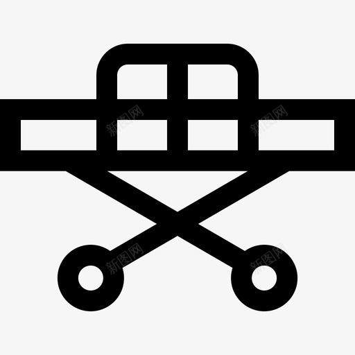 担架紧急情况15直线式图标svg_新图网 https://ixintu.com 担架 直线式 紧急情况15