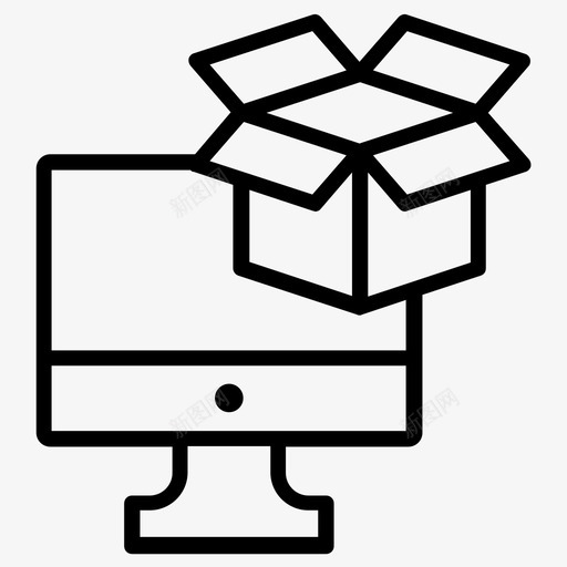 软件应用程序安装程序图标svg_新图网 https://ixintu.com 产品 安装程序 应用程序 软件
