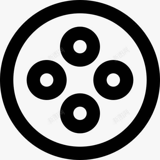 电影录像28线性图标svg_新图网 https://ixintu.com 录像28 电影 线性