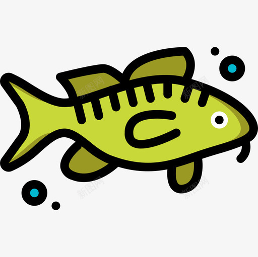 28种海洋生物鳕鱼图标svg_新图网 https://ixintu.com 28种海洋生物 鳕鱼