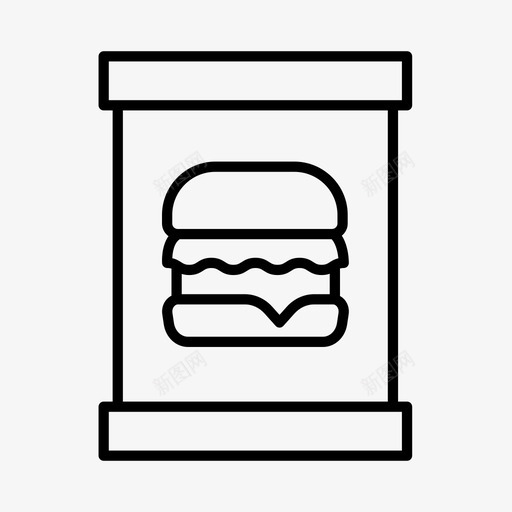 汉堡吧咖啡厅烹饪图标svg_新图网 https://ixintu.com 咖啡厅 汉堡吧 烹饪 食物 餐厅 餐饮
