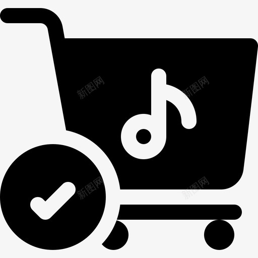 购物车音乐商店11已满图标svg_新图网 https://ixintu.com 已满 购物车 音乐商店11