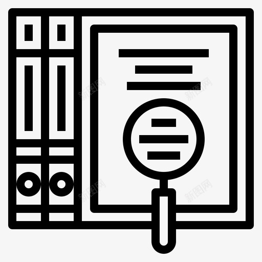 百科全书书籍多媒体图标svg_新图网 https://ixintu.com 书籍 多媒体 扫描 搜索 百科全书