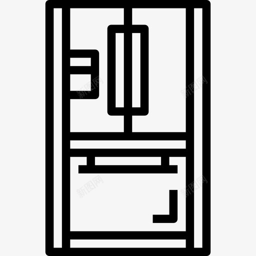 冰箱厨房工具16线性图标svg_新图网 https://ixintu.com 冰箱 厨房工具16 线性