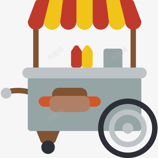 美食摊位城市生活3公寓图标svg_新图网 https://ixintu.com 公寓 城市生活3 美食摊位