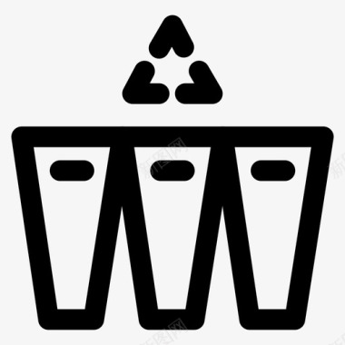 垃圾回收再利用图标图标