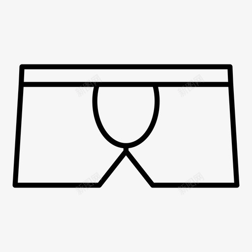 内衣男服装时装图标svg_新图网 https://ixintu.com 内衣 内衣男 时装 服装