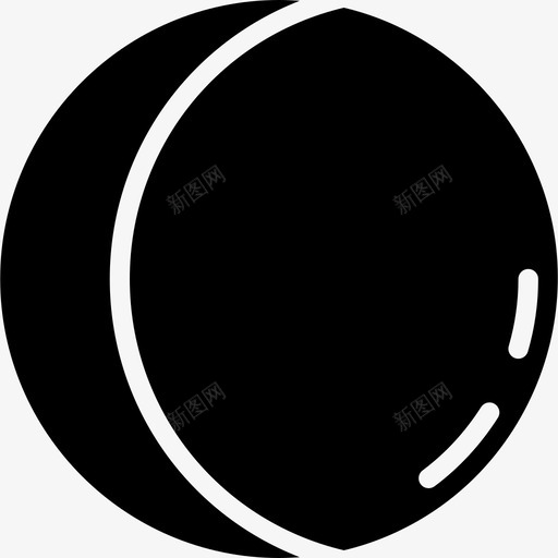 夜晚143号天气固体图标svg_新图网 https://ixintu.com 143号天气 固体 夜晚