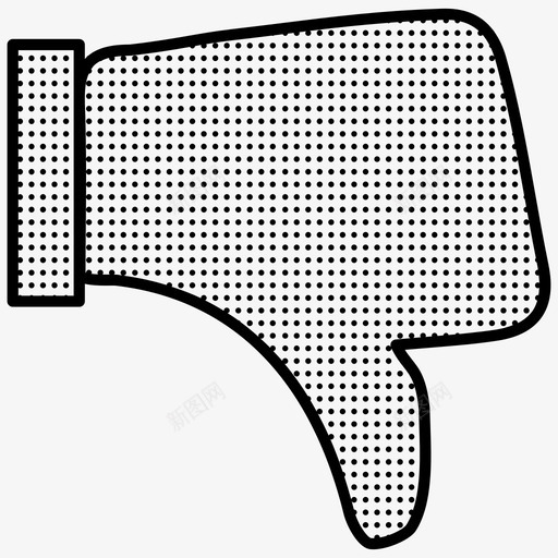 不喜欢讨厌鄙视图标svg_新图网 https://ixintu.com 不喜欢 社交网络星罗棋布 讨厌 鄙视
