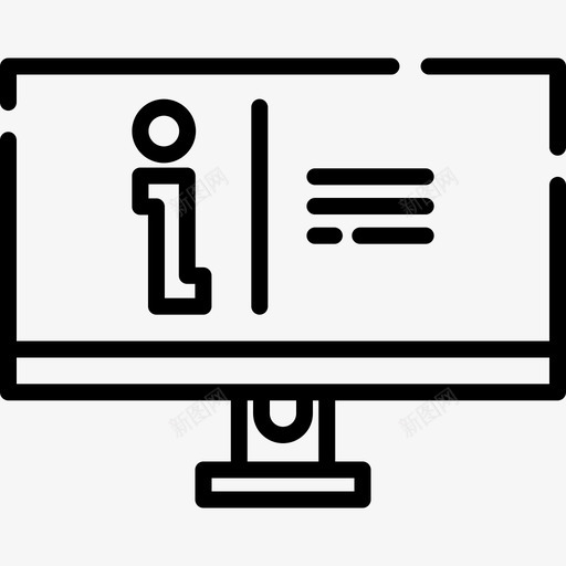 信息媒体技术14线性图标svg_新图网 https://ixintu.com 信息 媒体技术14 线性