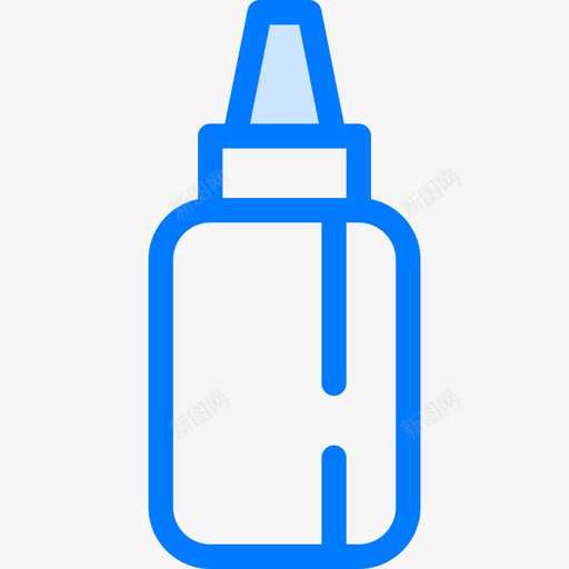番茄酱烤架蓝色图标svg_新图网 https://ixintu.com 烤架 番茄酱 蓝色