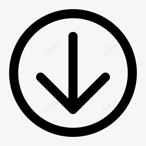 圆形用户界面箭头方向图标svg_新图网 https://ixintu.com ui ux 圆形用户界面 形状 方向 箭头