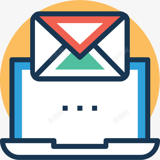 电子邮件项目管理7线颜色图标svg_新图网 https://ixintu.com 电子邮件 线颜色 项目管理7