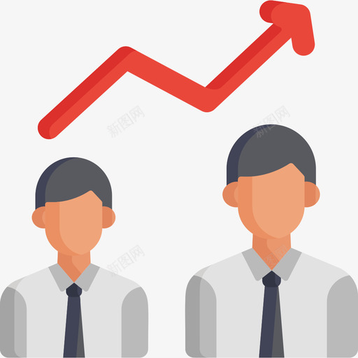 分析职位提升4持平图标svg_新图网 https://ixintu.com 分析 持平 职位提升4
