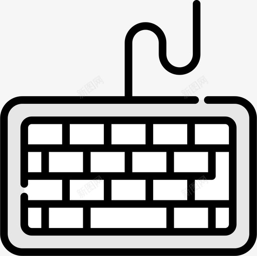 键盘平面师4线颜色图标svg_新图网 https://ixintu.com 平面设计师4 线颜色 键盘