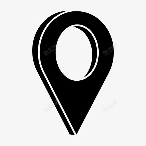 占位符位置插针点图标svg_新图网 https://ixintu.com 位置 占位符 插针点