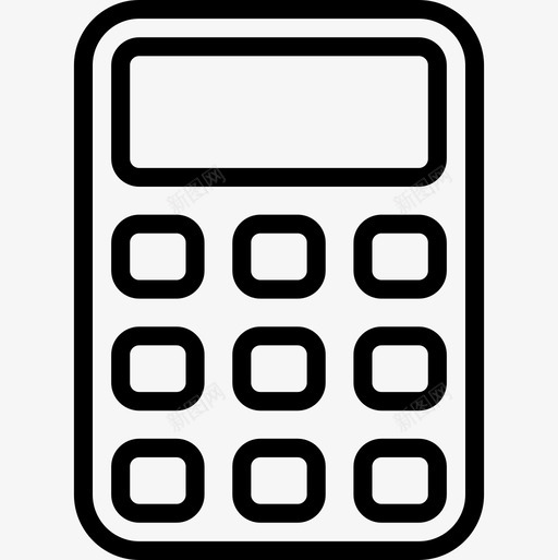 计算器返校63线性图标svg_新图网 https://ixintu.com 线性 计算器 返校63