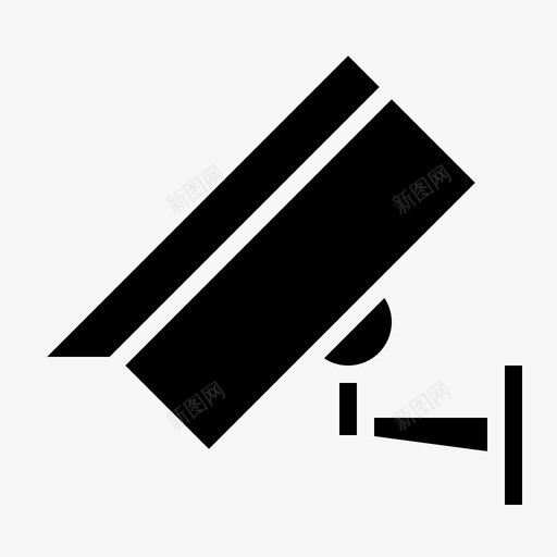 闭路电视摄像机酒店图标svg_新图网 https://ixintu.com 保安 安全 摄像机 酒店 酒店和水疗中心 闭路电视