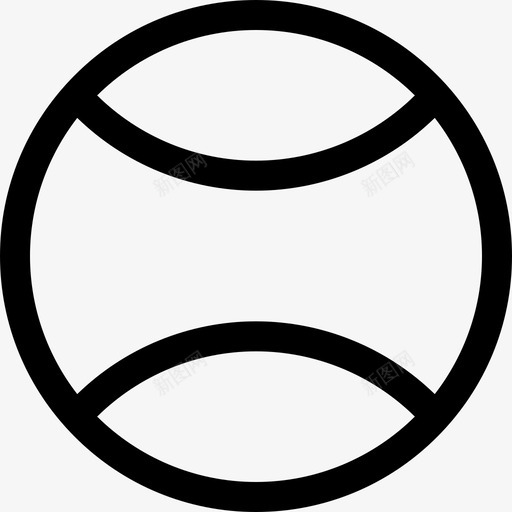 网球宠物22直线型图标svg_新图网 https://ixintu.com 宠物22 直线型 网球