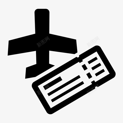 机票国外文件图标svg_新图网 https://ixintu.com 假期 假期剪贴 国外 文件 旅行 机票