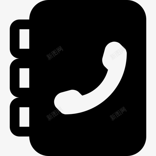 联系人电话簿符号数据库保存图标svg_新图网 https://ixintu.com 保存 数据库 联系人电话簿符号 通信实体图标