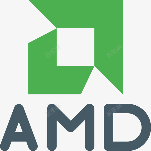 Amd徽标502扁平图标svg_新图网 https://ixintu.com Amd 徽标502 扁平