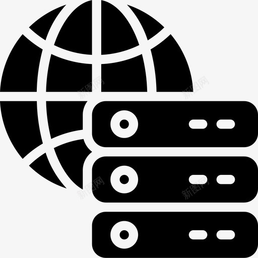 环球网络托管18填充图标svg_新图网 https://ixintu.com 填充 环球 网络托管18