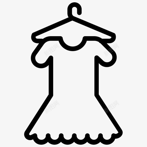 黑色星期五服装优惠图标svg_新图网 https://ixintu.com 优惠 服装 购买 购物 购物日 黑色星期五 黑色星期五4