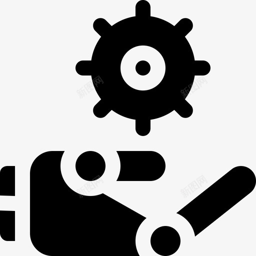 机器人人工智能27填充图标svg_新图网 https://ixintu.com 人工智能27 填充 机器人