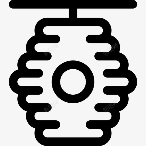 蜂巢野生动物24只直系图标svg_新图网 https://ixintu.com 直系 蜂巢 野生动物24只