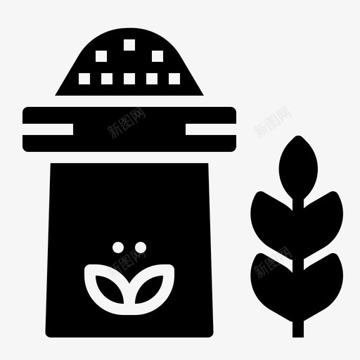 谷物食品健康食品图标svg_新图网 https://ixintu.com 健康食品 烘焙固体 纯素食 谷物 食品