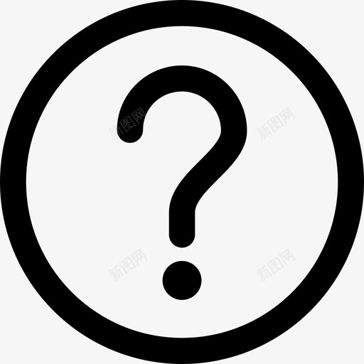 黑钻排名-问号svg_新图网 https://ixintu.com 黑钻排名-问号