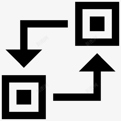 传输接口网络图标svg_新图网 https://ixintu.com 传输 共享 响应用户界面UI矢量图标 接口 网络