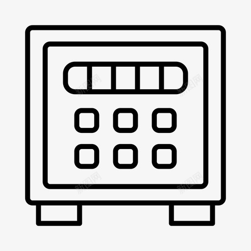保险箱老年人金融安全图标svg_新图网 https://ixintu.com 保险 保险箱 老年人 退休 金融安全
