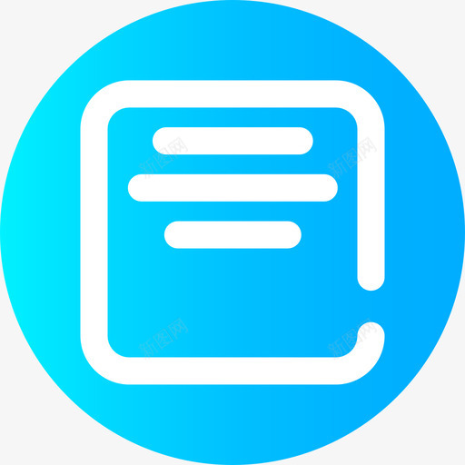 居中对齐文本编辑器31圆形图标svg_新图网 https://ixintu.com 圆形 居中对齐 文本编辑器31
