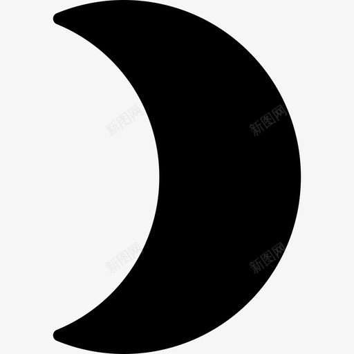 夜晚143号天气固体图标svg_新图网 https://ixintu.com 143号天气 固体 夜晚