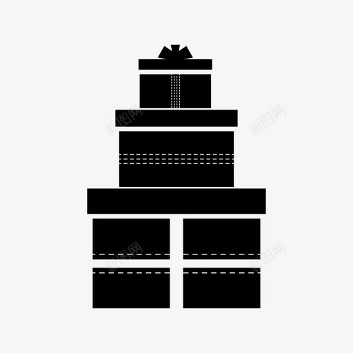 礼物装饰惊喜图标svg_新图网 https://ixintu.com 惊喜 礼物 聚会 装饰