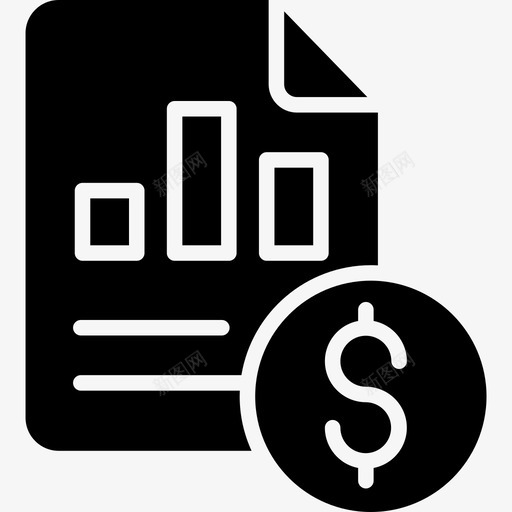 分析商业和管理5扎实图标svg_新图网 https://ixintu.com 分析 商业和管理5 扎实