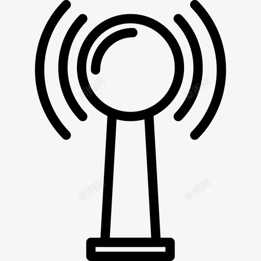 Wifi新闻10线性图标svg_新图网 https://ixintu.com Wifi 新闻10 线性